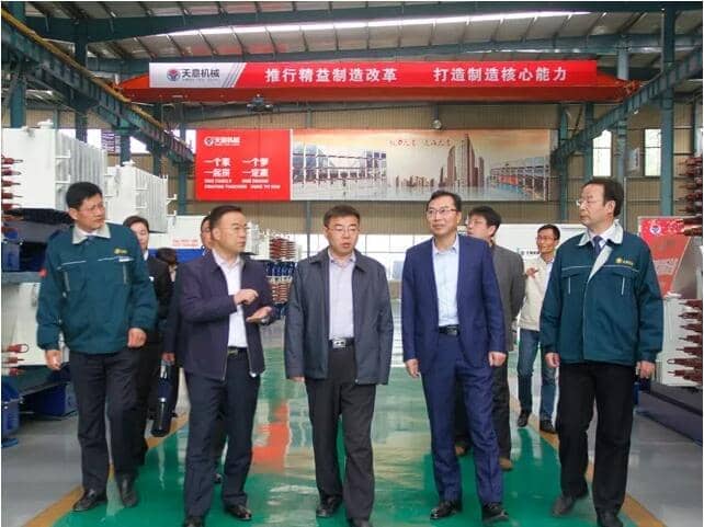 區(qū)委常委、區(qū)紀(jì)委書記、區(qū)監(jiān)委主任王慶峰調(diào)研天意機(jī)械